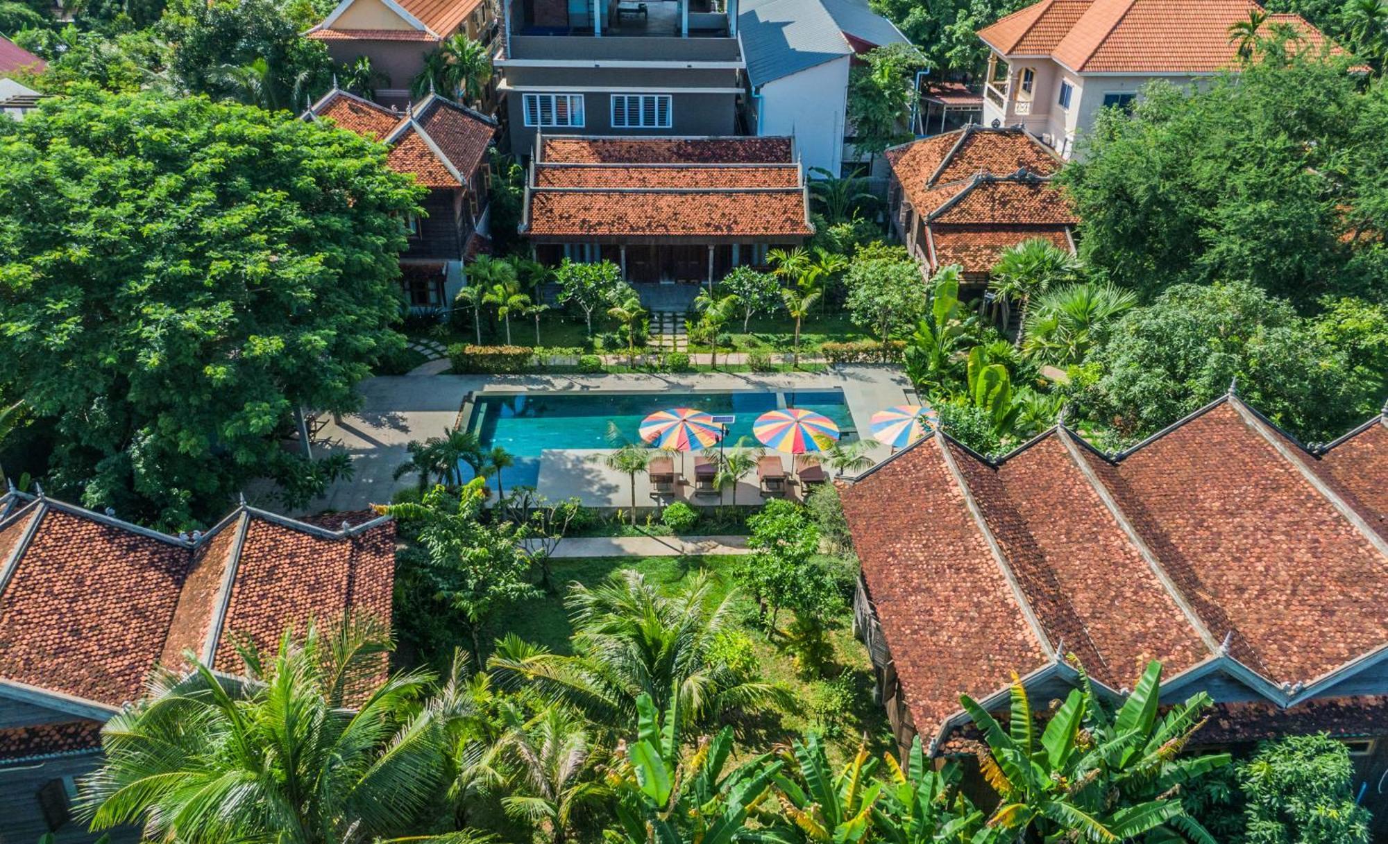 Phum Khmer Lodge - Village Cambodian Eco-Lodge Sziemreap Kültér fotó