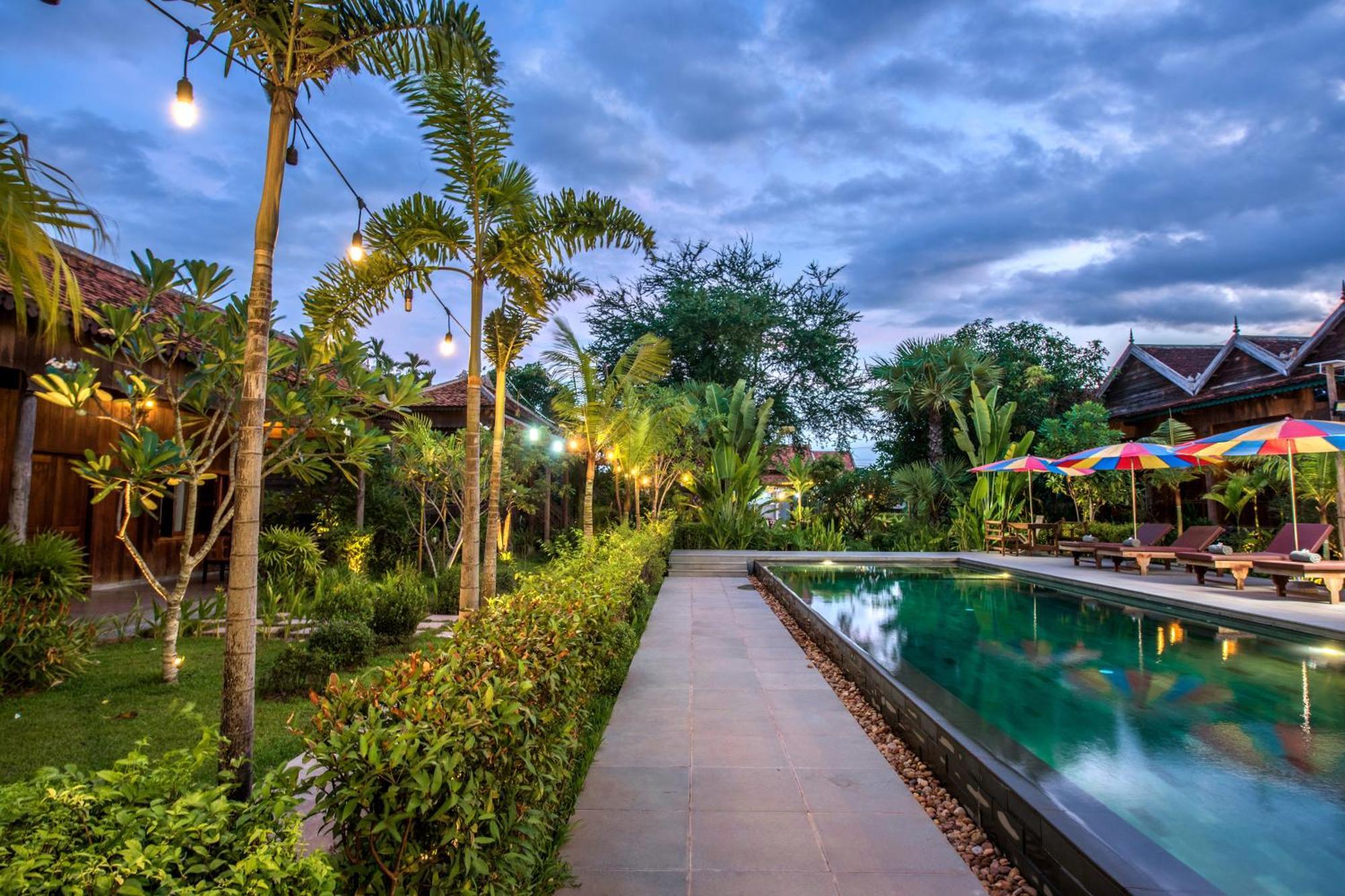 Phum Khmer Lodge - Village Cambodian Eco-Lodge Sziemreap Kültér fotó