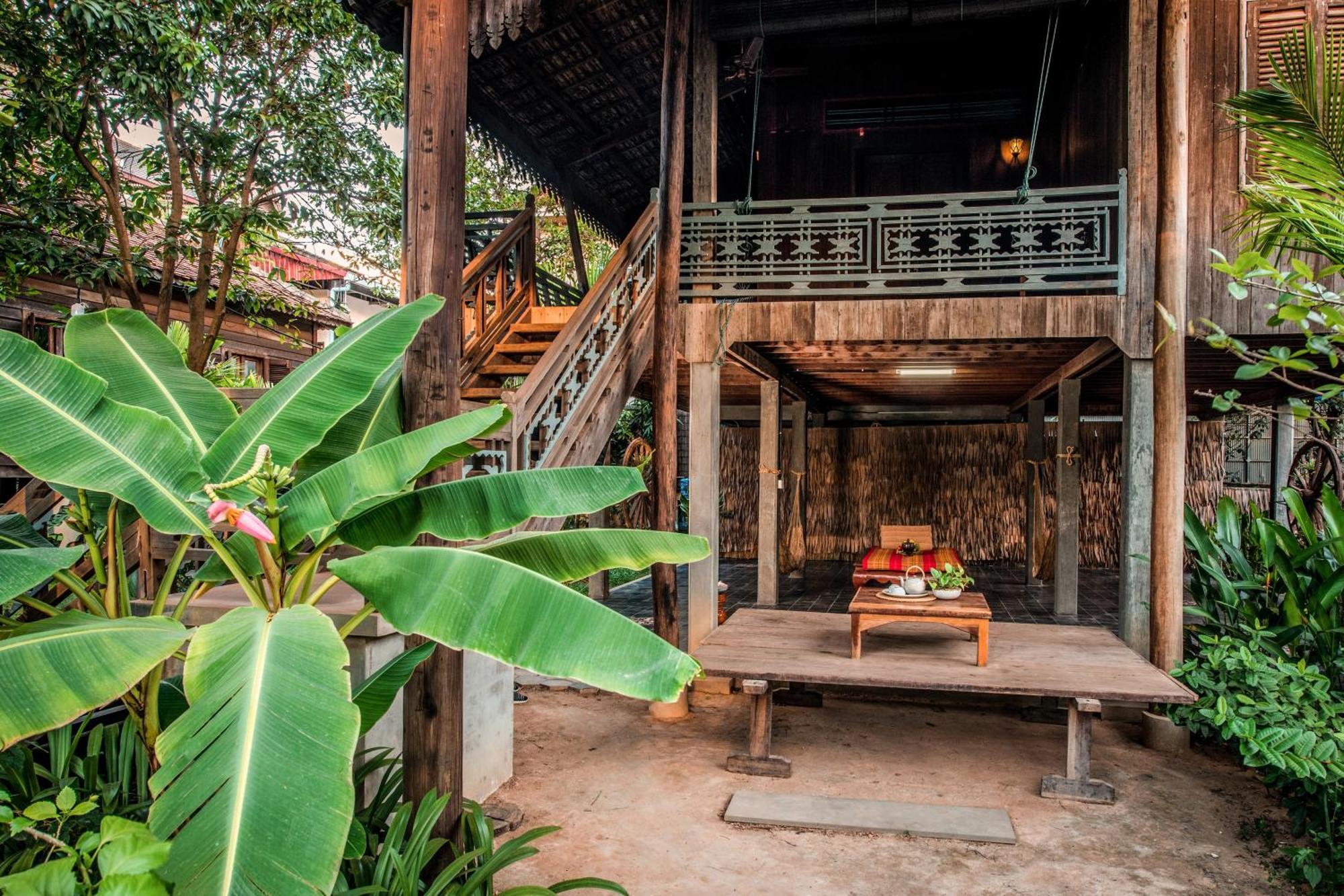 Phum Khmer Lodge - Village Cambodian Eco-Lodge Sziemreap Kültér fotó