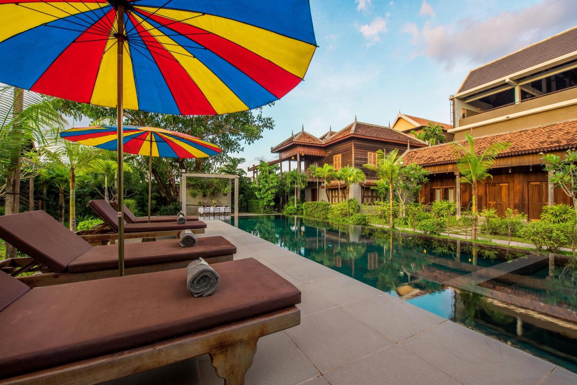 Phum Khmer Lodge - Village Cambodian Eco-Lodge Sziemreap Kültér fotó